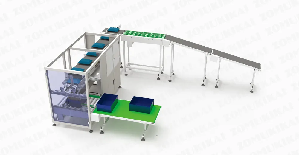 ZC-DP400 automatische Fallpackmaschine: Beutelprodukte in Kartons einlegen