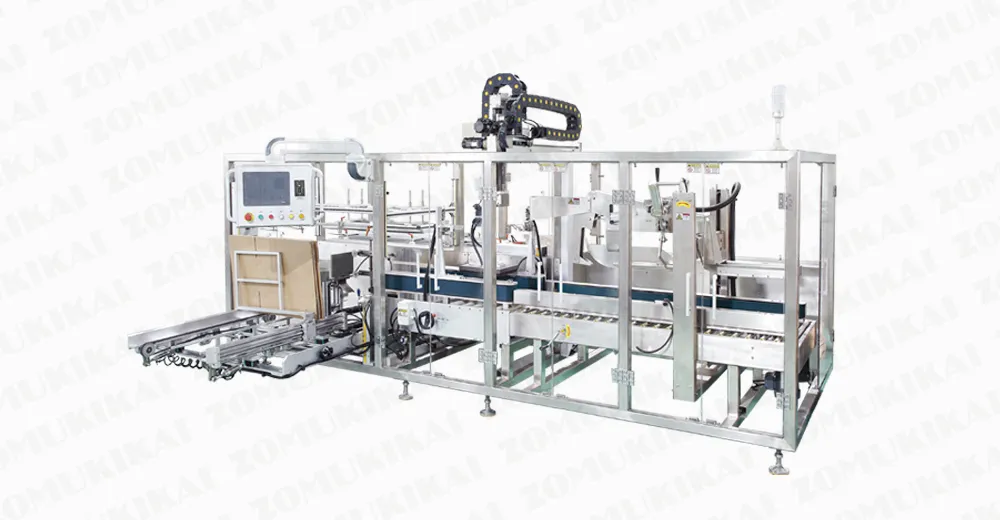 ZOMUKIKAI ZC-IT600 Automatische Flaschenkartoniermaschine – Verpackt Flaschen in Kartons