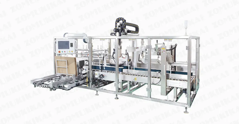 ZOMUKIKAI ZC-IT600 Automatische Flaschenkartoniermaschine – Verpackt Flaschen in Kartons