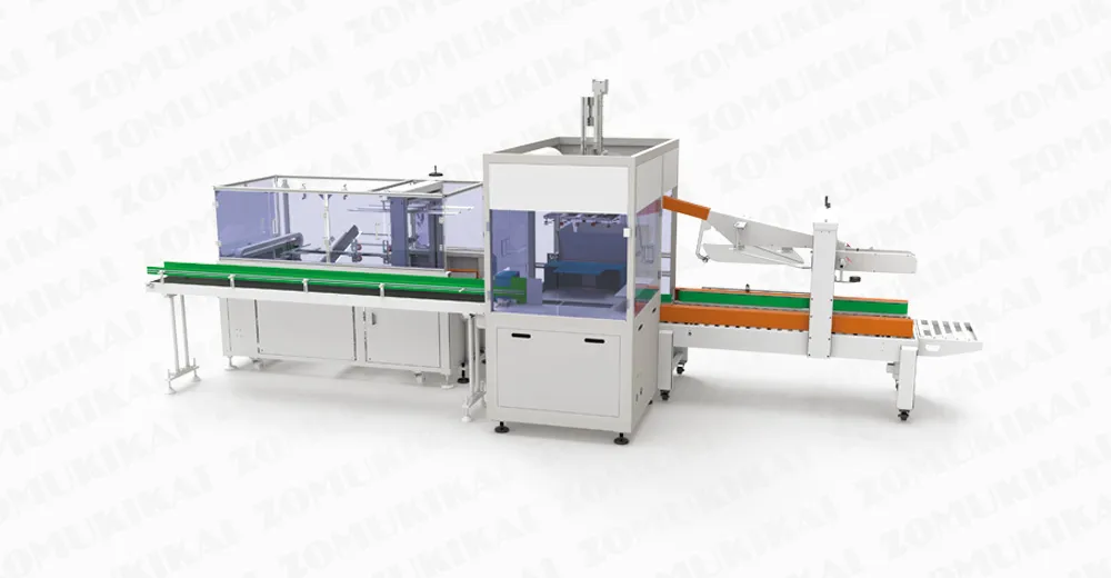Top-Load Case Packer Maschine für automatisches Verpacken von Kartons und Flaschen