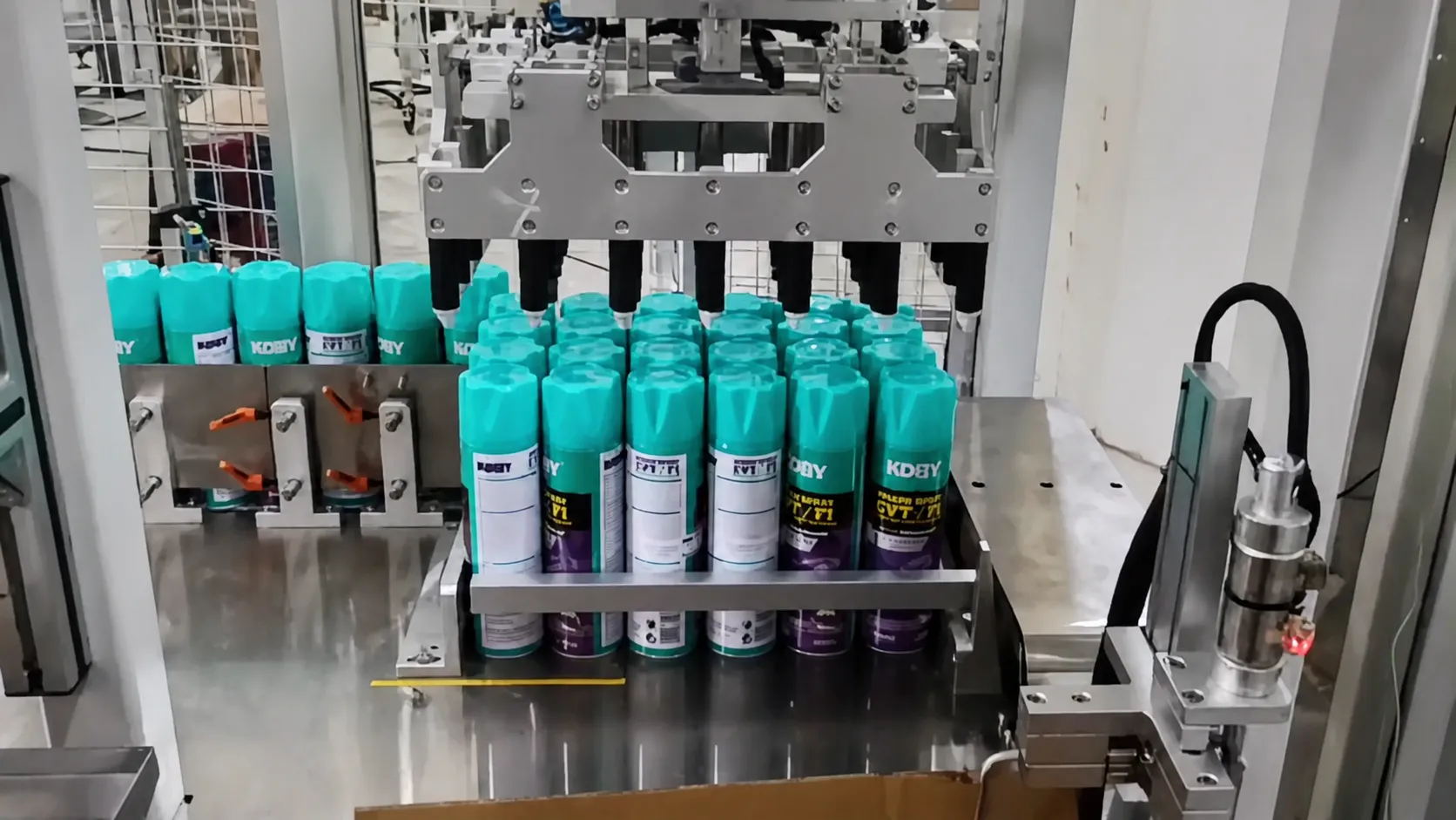 ZOMUKIKAI ZC-EP500 ATEX Explosion Proof Fallverpackungsmaschine für Aerosoldosen und gefährliche Umgebungen